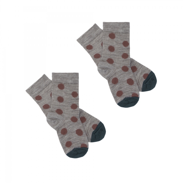 FUB Socken 2er Packung - beige melange